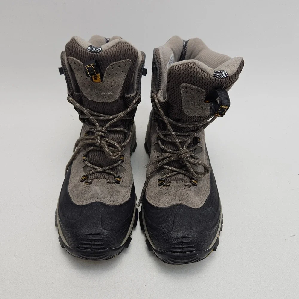 Columbia Bugaboot Plus III Mens 9.5 Grey Omni-Heat Waterproof Winter Snow Boots